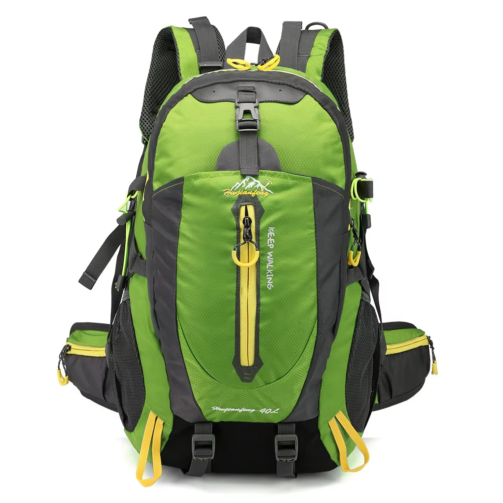 40L Water Resistant Travel Backpack Camping Hiking Laptop Daypack Trekking Climbing Back Bags for Men Women Hiking Supplies