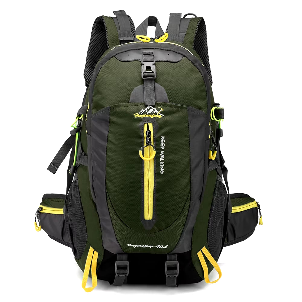 40L Water Resistant Travel Backpack Camping Hiking Laptop Daypack Trekking Climbing Back Bags for Men Women Hiking Supplies